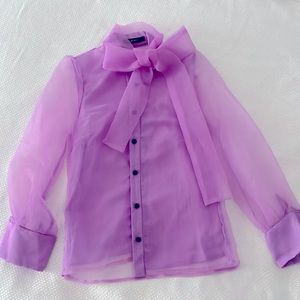 Button down long sleeve top